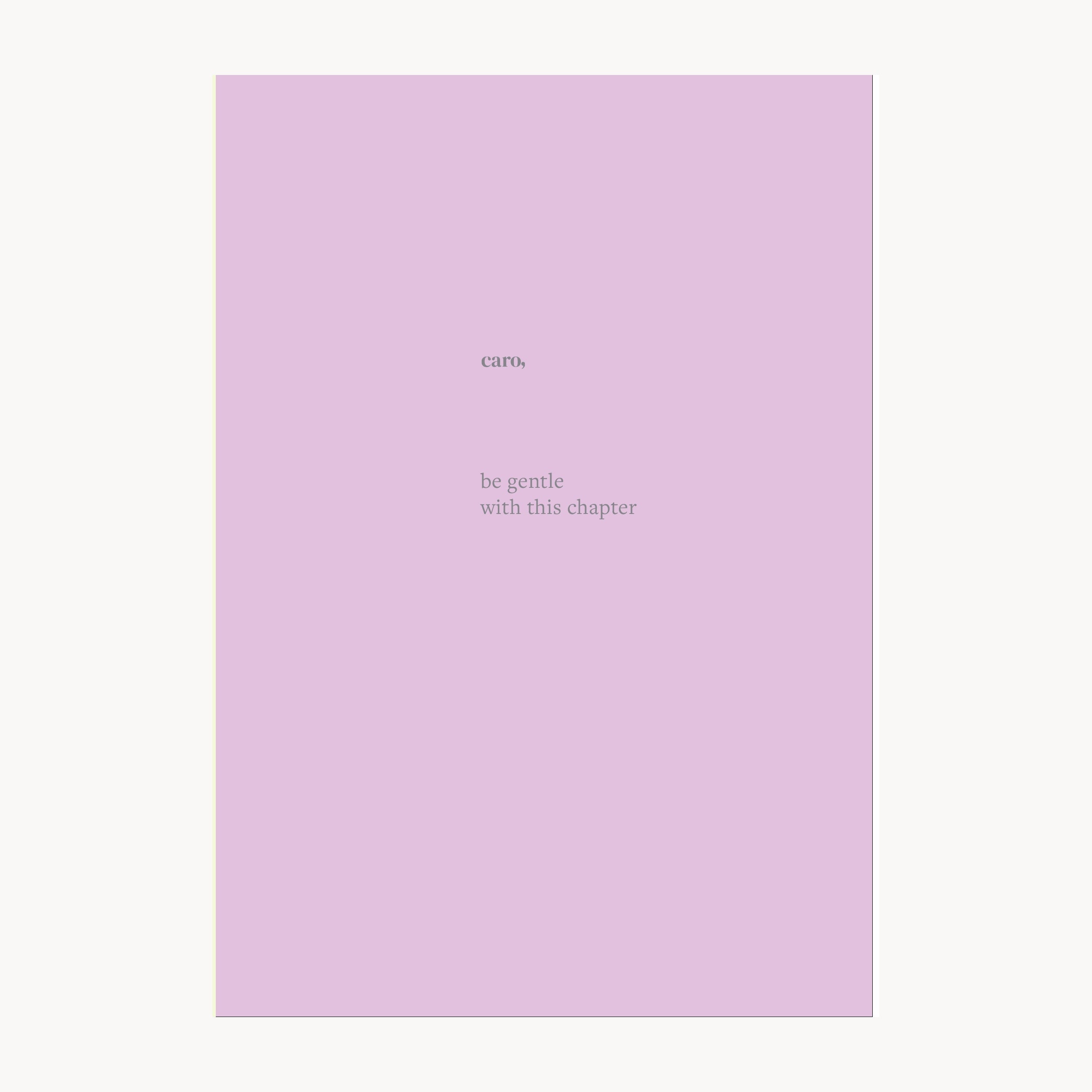 be gentle with this chapter.